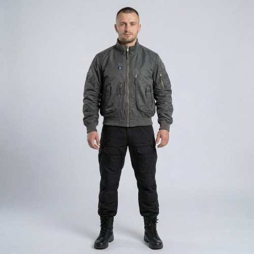 Куртка-бомбер Vik-Tailor летная, Shadow Grey