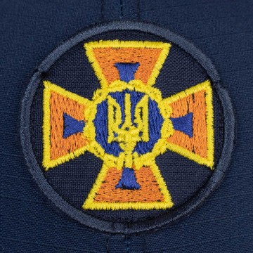Бейсболка з регулятором та кокардою Ріп-Стоп ДСНС, Navy Blue