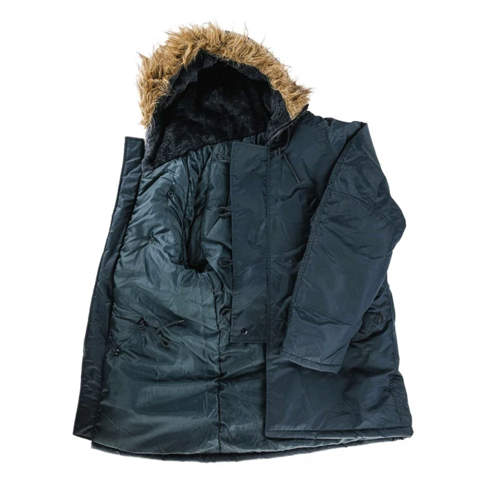 Куртка парка Аляска с мехом US N3B TEESAR® PARKA Синяя, Navy Blue, S Куртка парка Аляска с мехом US N3B TEESAR® PARKA Синяя, Navy Blue, S