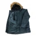 Куртка парка Аляска с мехом US N3B TEESAR® PARKA Синяя, Navy Blue, S