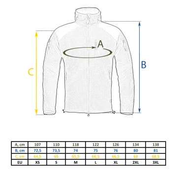 Кофта флисовая Helikon-Tex Alpha Hoodie Jacket Grid Fleece Olive
