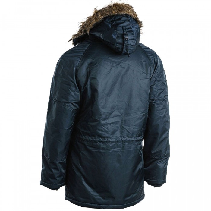 Куртка парка Аляска с мехом US N3B TEESAR® PARKA Синяя, Navy Blue, S Куртка парка Аляска с мехом US N3B TEESAR® PARKA Синяя, Navy Blue, S