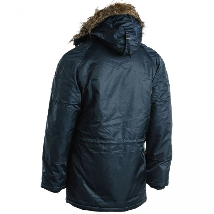 Куртка парка Аляска с мехом US N3B TEESAR® PARKA Синяя, Navy Blue, S Куртка парка Аляска с мехом US N3B TEESAR® PARKA Синяя, Navy Blue, S