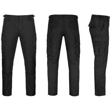 Штани польові Teesar BDU Rip-Stop Slim Fit Black