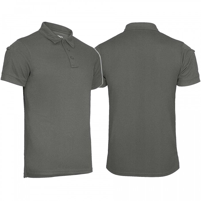 Футболка поло термоактивна MIL-TEC Tactical Polo Quickdry Темно-сіра, 3XL Футболка поло термоактивна MIL-TEC Tactical Polo Quickdry Темно-сіра, 3XL