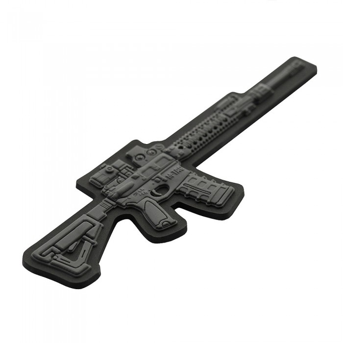 M-Tac нашивка AR-15 3D PVC Dark Grey M-Tac нашивка AR-15 3D PVC Dark Grey