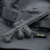 M-Tac нашивка AR-15 3D PVC Dark Grey