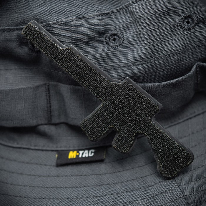 M-Tac нашивка AR-15 3D PVC Dark Grey M-Tac нашивка AR-15 3D PVC Dark Grey