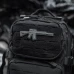 M-Tac нашивка AR-15 3D PVC Dark Grey