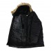 Куртка парка Аляска з хутром US N3B TEESAR® PARKA Чорна