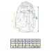 Куртка парка Аляска с мехом US N3B TEESAR® PARKA Черная