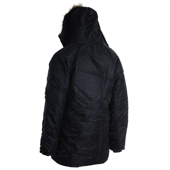 Куртка парка Аляска с мехом US N3B TEESAR® PARKA Черная Куртка парка Аляска с мехом US N3B TEESAR® PARKA Черная