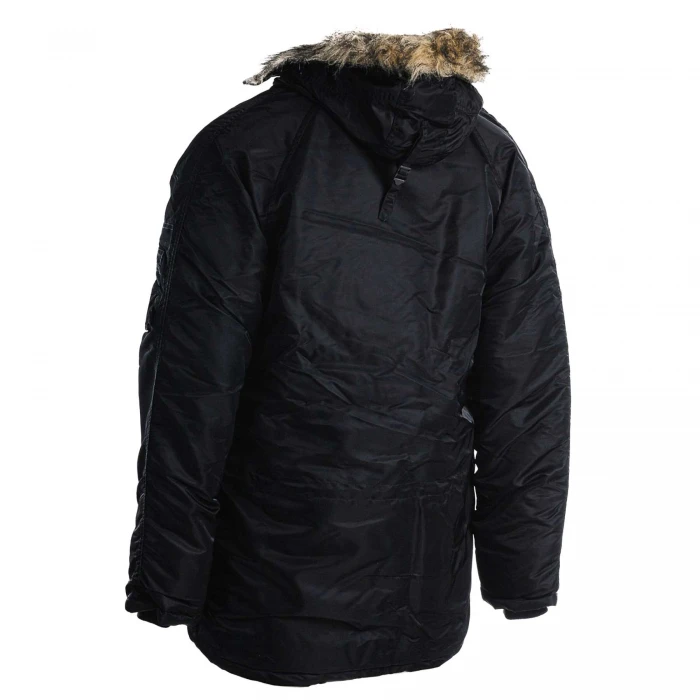 Куртка парка Аляска с мехом US N3B TEESAR® PARKA Черная Куртка парка Аляска с мехом US N3B TEESAR® PARKA Черная
