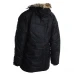 Куртка парка Аляска с мехом US N3B TEESAR® PARKA Черная