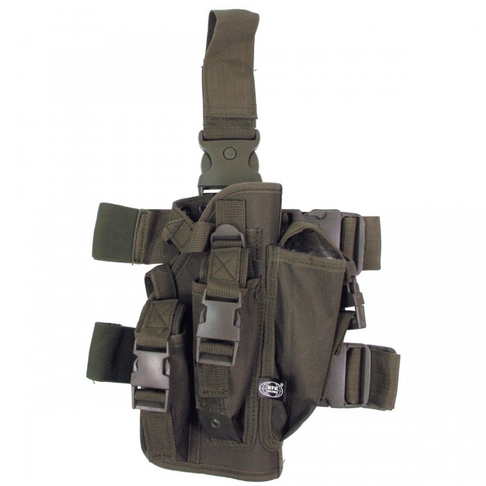 Кобура стегнова MFH Leg Holster Olive на праву ногу Кобура стегнова MFH Leg Holster Olive на праву ногу
