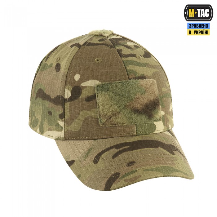 Бейсболка тактична M-Tac ріп-стоп, MultiCam Бейсболка тактична M-Tac ріп-стоп, MultiCam