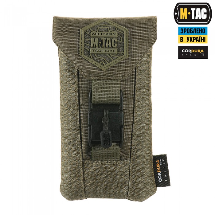 Подсумок для смартфона M-Tac Elite Medium Hex, Ranger Green Подсумок для смартфона M-Tac Elite Medium Hex, Ranger Green