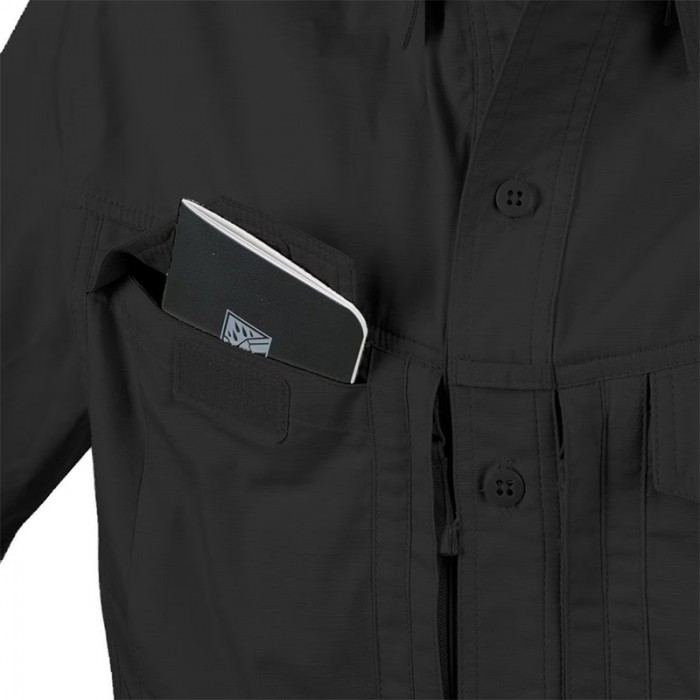 Сорочка Helikon Defender Mk2 Long Sleeve - Black Сорочка Helikon Defender Mk2 Long Sleeve - Black