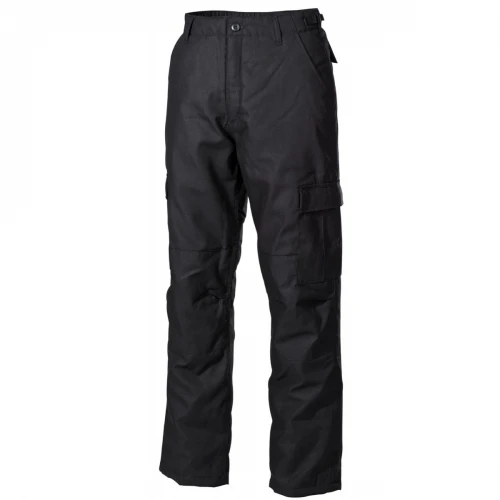 Штани польові зимові MFH US Combat Pants Чорні, 4XL
