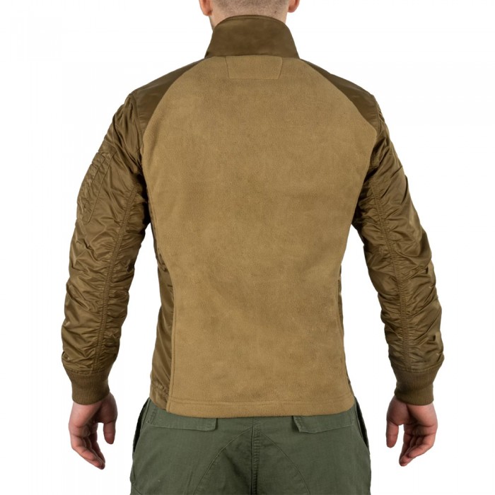 Куртка флисовая Mil-Tec USAF Jacket Dark Coyote DARK COYOTE Куртка флисовая Mil-Tec USAF Jacket Dark Coyote DARK COYOTE