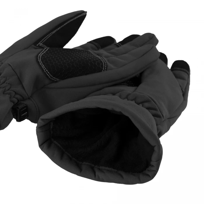 Рукавиці сенсорні зимові SoftShell Чорні, Black Рукавиці сенсорні зимові SoftShell Чорні, Black