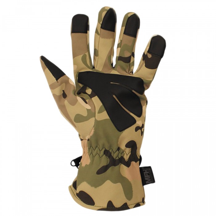 Рукавиці сенсорні MFH SoftShell Мультикам, Multicam Рукавиці сенсорні MFH SoftShell Мультикам, Multicam
