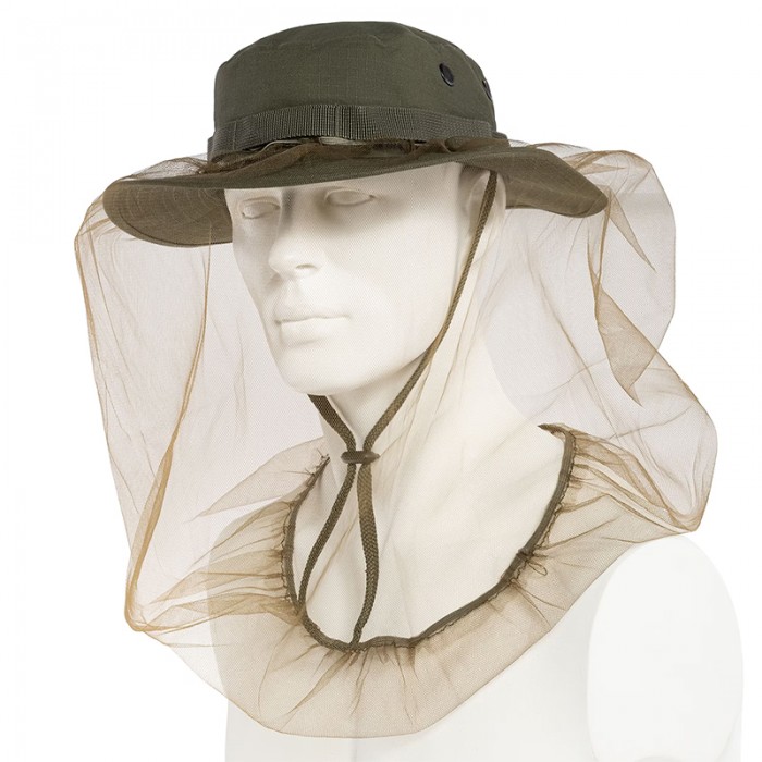 Антимоскітна сітка на головний убір US MUSQUITO HEAD NET WITH RUBBER BAND Оливкова Антимоскітна сітка на головний убір US MUSQUITO HEAD NET WITH RUBBER BAND Оливкова