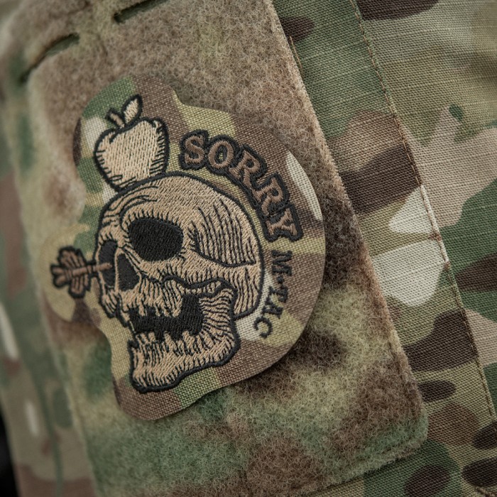 M-Tac нашивка SORRY (вишивка) Multicam/Coyote M-Tac нашивка SORRY (вишивка) Multicam/Coyote