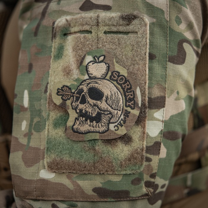 M-Tac нашивка SORRY (вишивка) Multicam/Coyote M-Tac нашивка SORRY (вишивка) Multicam/Coyote