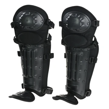 Наколенники комплексные для защиты колен и голени ANTI RIOT LEG PROTECTION Черные