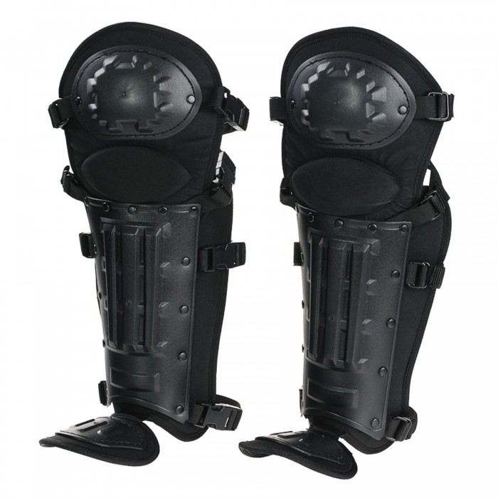 Наколенники комплексные для защиты колен и голени ANTI RIOT LEG PROTECTION Черные Наколенники комплексные для защиты колен и голени ANTI RIOT LEG PROTECTION Черные