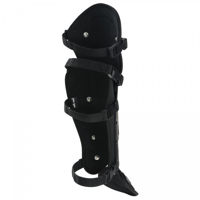 Наколенники комплексные для защиты колен и голени ANTI RIOT LEG PROTECTION Черные Наколенники комплексные для защиты колен и голени ANTI RIOT LEG PROTECTION Черные