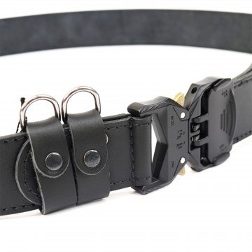 Ремень Cobra Tactical Belt Кожаный - Black, Black
