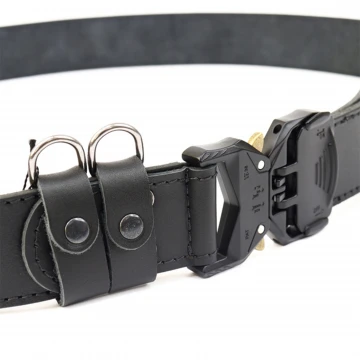 Ремінь  Cobra Tactical Belt Шкіряний - Black, Black