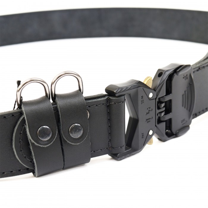 Ремінь Cobra Tactical Belt Шкіряний - Black, Black Ремінь Cobra Tactical Belt Шкіряний - Black, Black