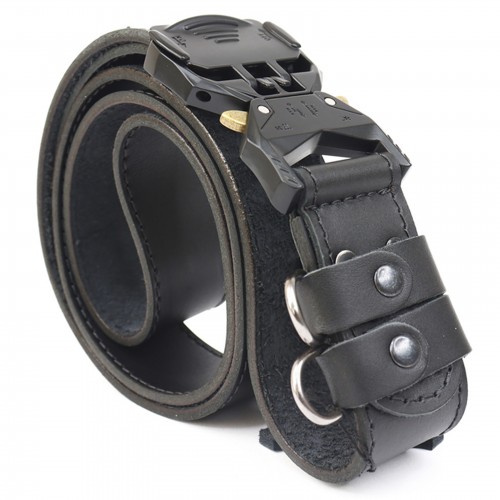 Ремінь Cobra Tactical Belt Шкіряний - Black, Black
