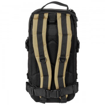Рюкзак Туристичний 20л лазер Backpack, "Assault-Travel", Laser, black-coyote tan Темний койот, Темний койот