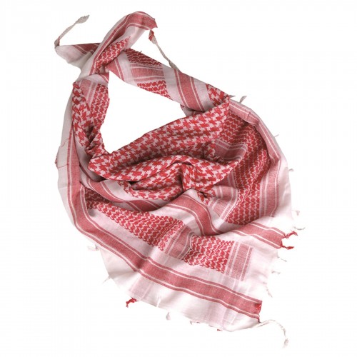 Шарф арафатка (Шемаг) SHEMAGH SCARF WHITE/RED Белый/Красный