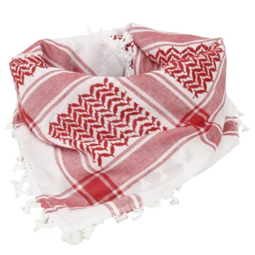 Шарф арафатка (Шемаг) SHEMAGH SCARF WHITE/RED Белый/Красный