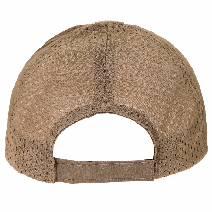 Бейсболка MIL-TEC Net Baseball Cap Coyote с сеткой Бейсболка MIL-TEC Net Baseball Cap Coyote с сеткой