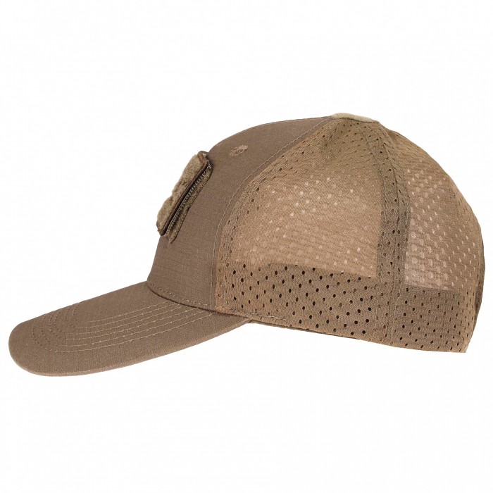 Бейсболка MIL-TEC Net Baseball Cap Coyote с сеткой Бейсболка MIL-TEC Net Baseball Cap Coyote с сеткой