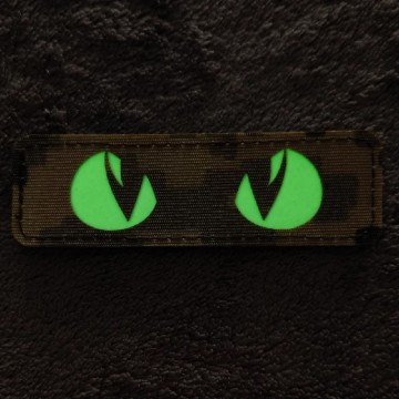 Нашивка светящиеся Cat Eyes Laser Cut пиксель, Пиксель