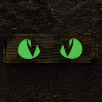 Нашивка Cat Eyes, що світяться Laser Cut піксель, Піксель