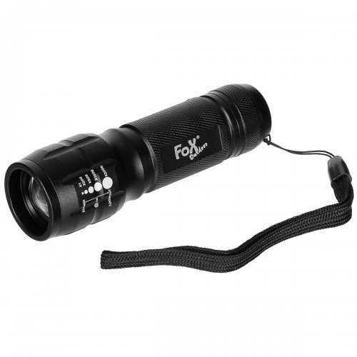 Ліхтарик MFH Fox Outdoor Stablampe 3 LED Чорний, Black