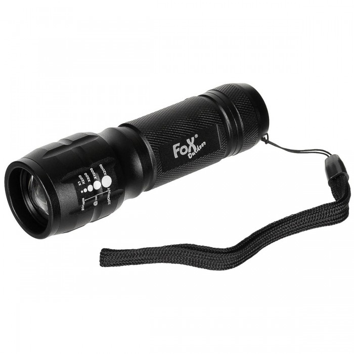 Ліхтарик MFH Fox Outdoor Stablampe 3 LED Чорний, Black Ліхтарик MFH Fox Outdoor Stablampe 3 LED Чорний, Black