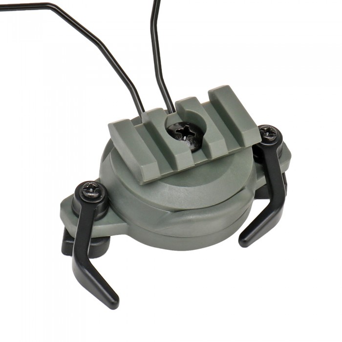 Адаптер для наушников на каску Headset Bracket Olive Адаптер для наушников на каску Headset Bracket Olive