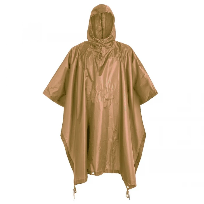 Дождевик пончо MFH Poncho Rip-Stop Coyote, Coyote Дождевик пончо MFH Poncho Rip-Stop Coyote, Coyote