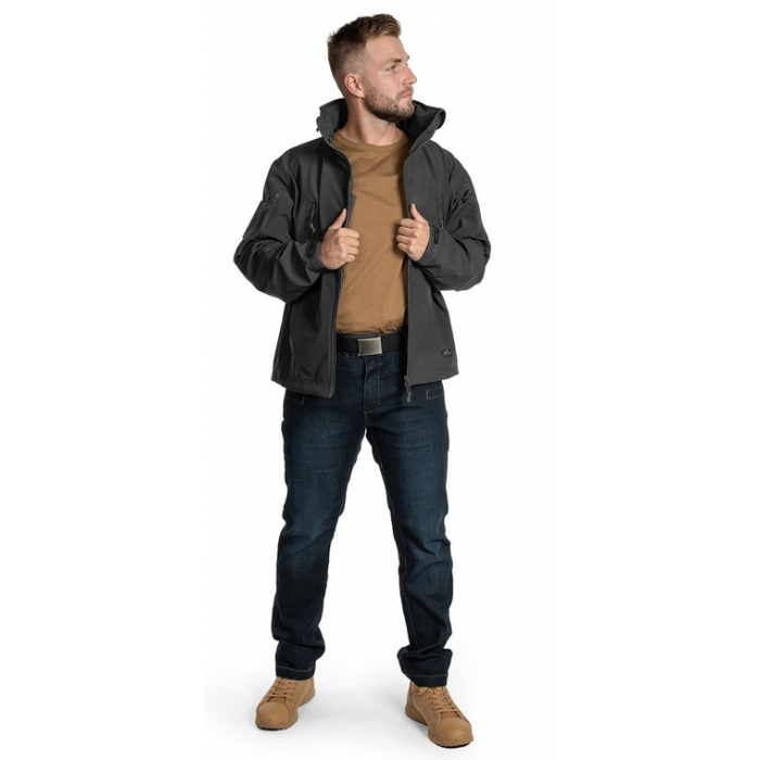 Куртка демісезонна Helikon-Tex Gunfighter Jacket - Shark Skin Windblocker Black Темно-синій M\R, --Оберіть-- Куртка демісезонна Helikon-Tex Gunfighter Jacket - Shark Skin Windblocker Black Темно-синій M\R, --Оберіть--