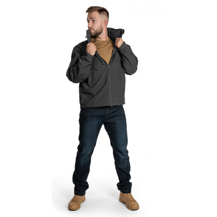 Куртка демісезонна Helikon-Tex Gunfighter Jacket - Shark Skin Windblocker Black Темно-синій M\R, --Оберіть-- Куртка демісезонна Helikon-Tex Gunfighter Jacket - Shark Skin Windblocker Black Темно-синій M\R, --Оберіть--