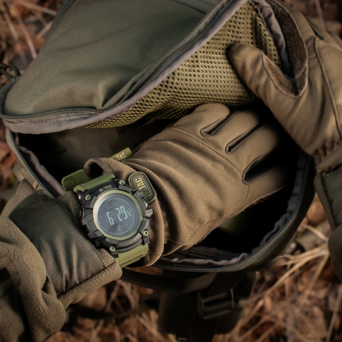 M-Tac часы тактические Adventure Black/Olive M-Tac часы тактические Adventure Black/Olive